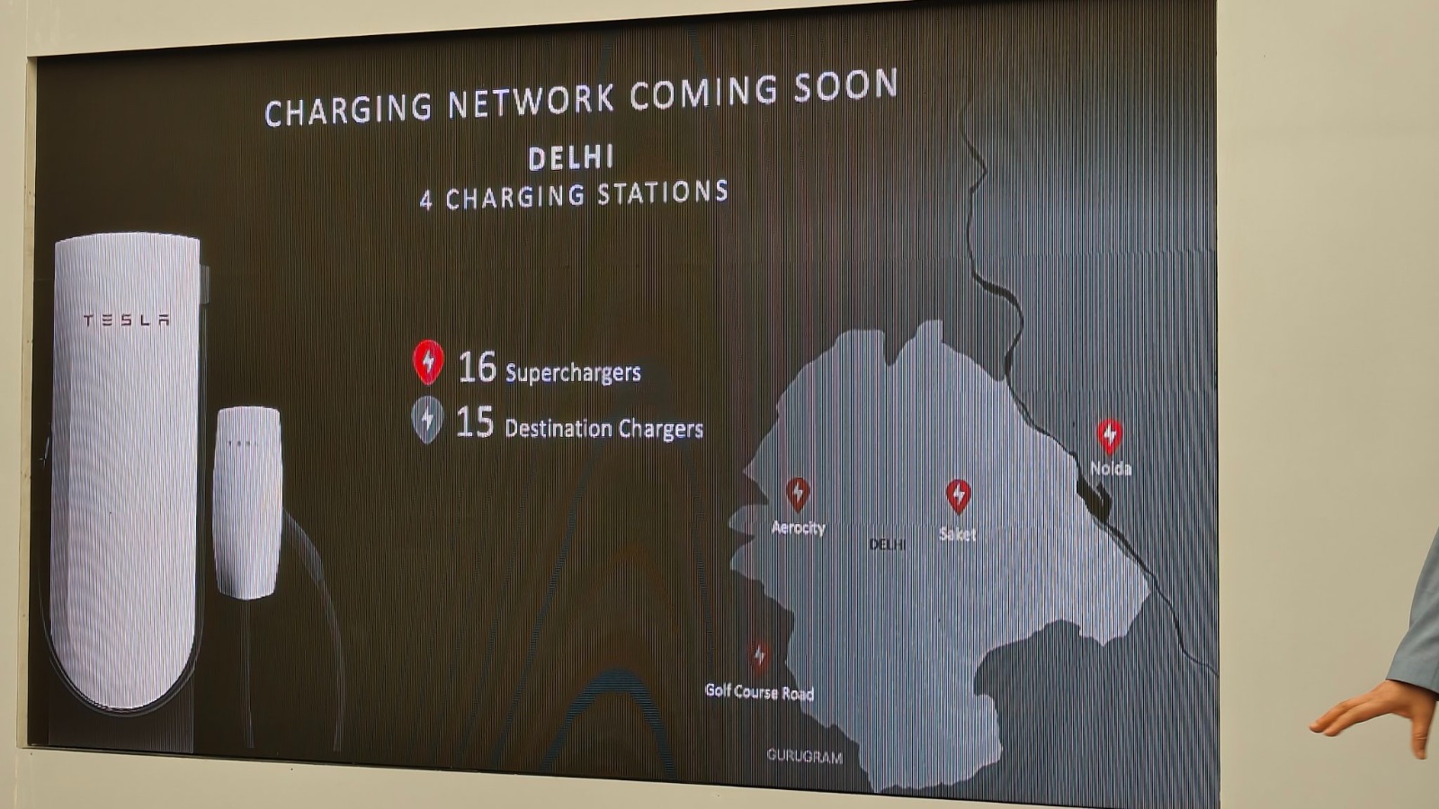 delhi NCR Tesla Charging Station